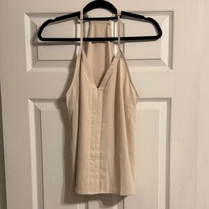 Chic Cream Sleeveless Top